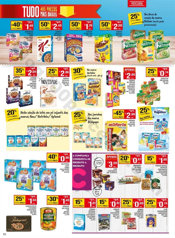 Antevisão Folheto CONTINENTE Madeira de 10 a 16 j