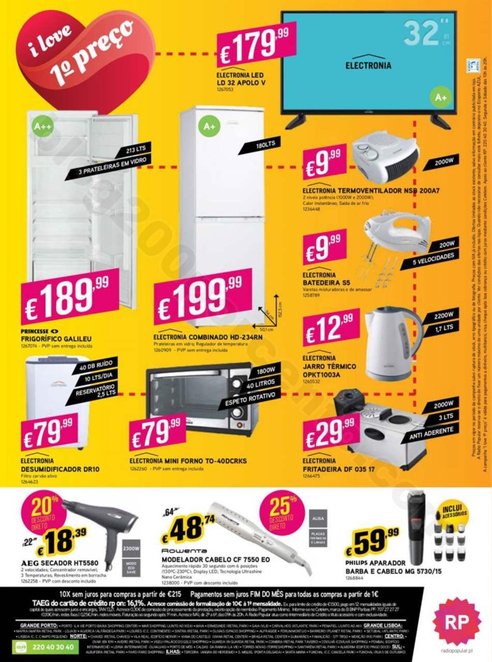 Antevisão Folheto RADIO POPULAR Promoções de 18