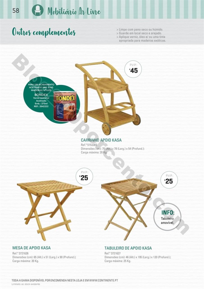 Antevisão Catálogo CONTINENTE Ar livre de 8 maio