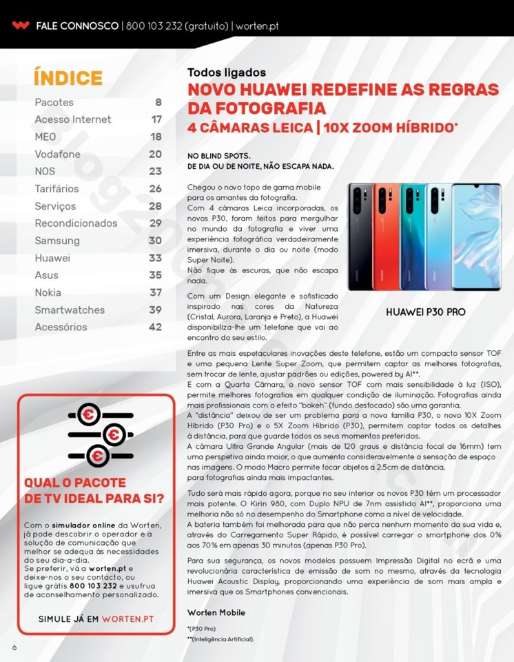 Antevisão Folheto WORTEN Mobile Promoções até 
