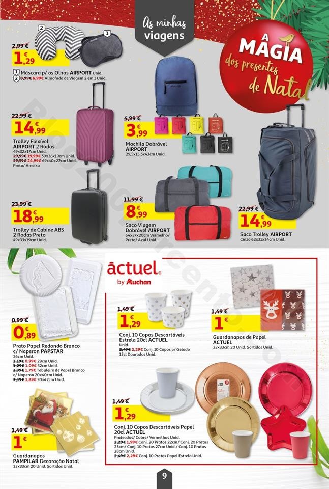 Antevisão Folheto AUCHAN Natal Promoções de 29 