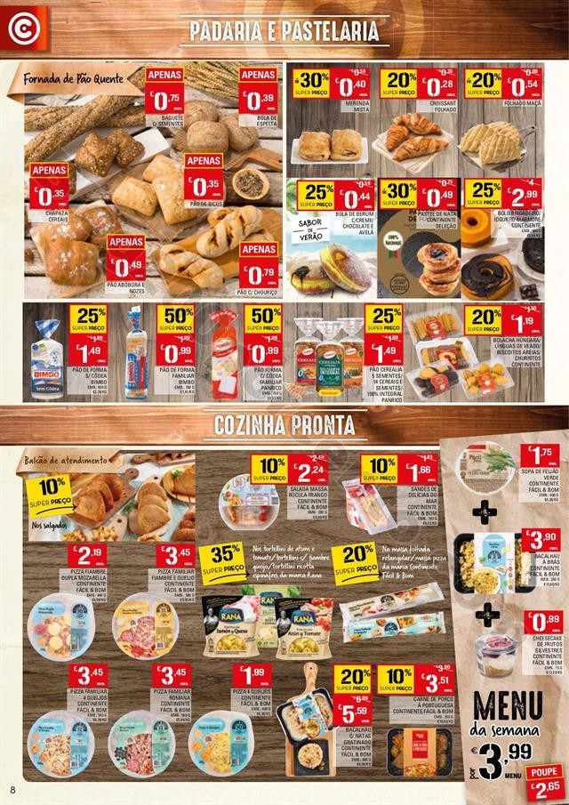 Antevisão Folheto CONTINENTE Promoções de 2 a 8