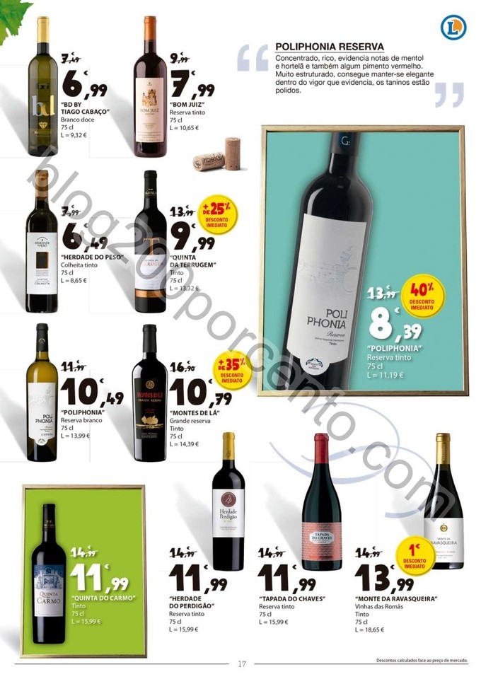 Antevisão Folheto E-LECLERC Vinhos promoções de