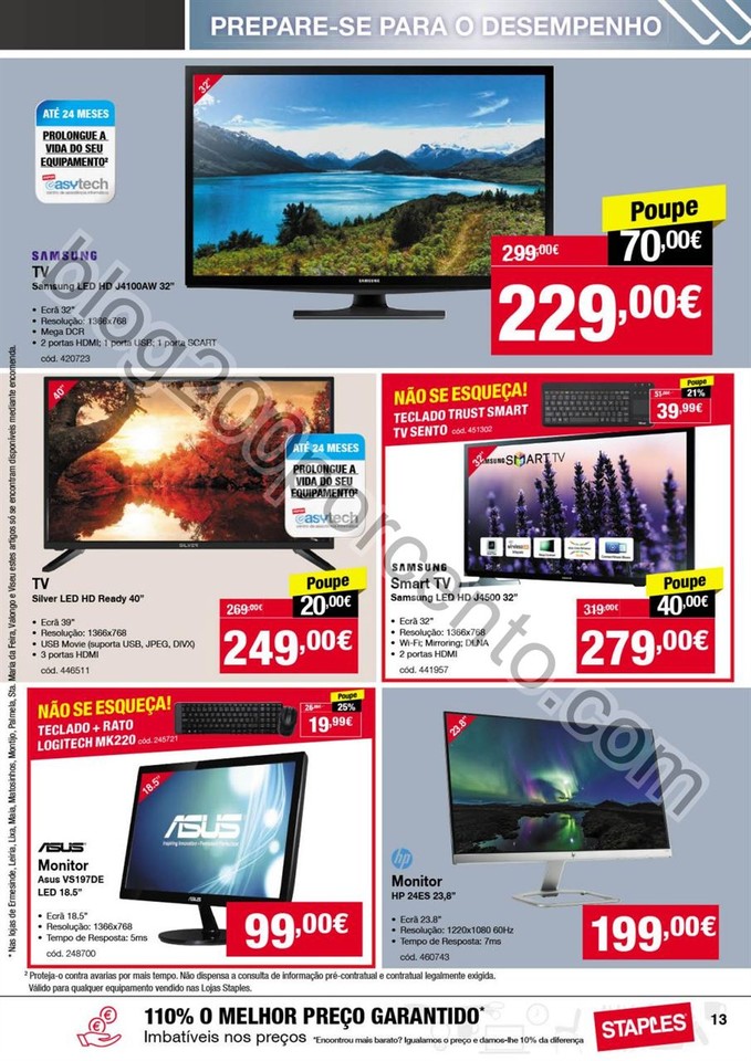 Antevisão Folheto STAPLES Produtividade de 6 a 18