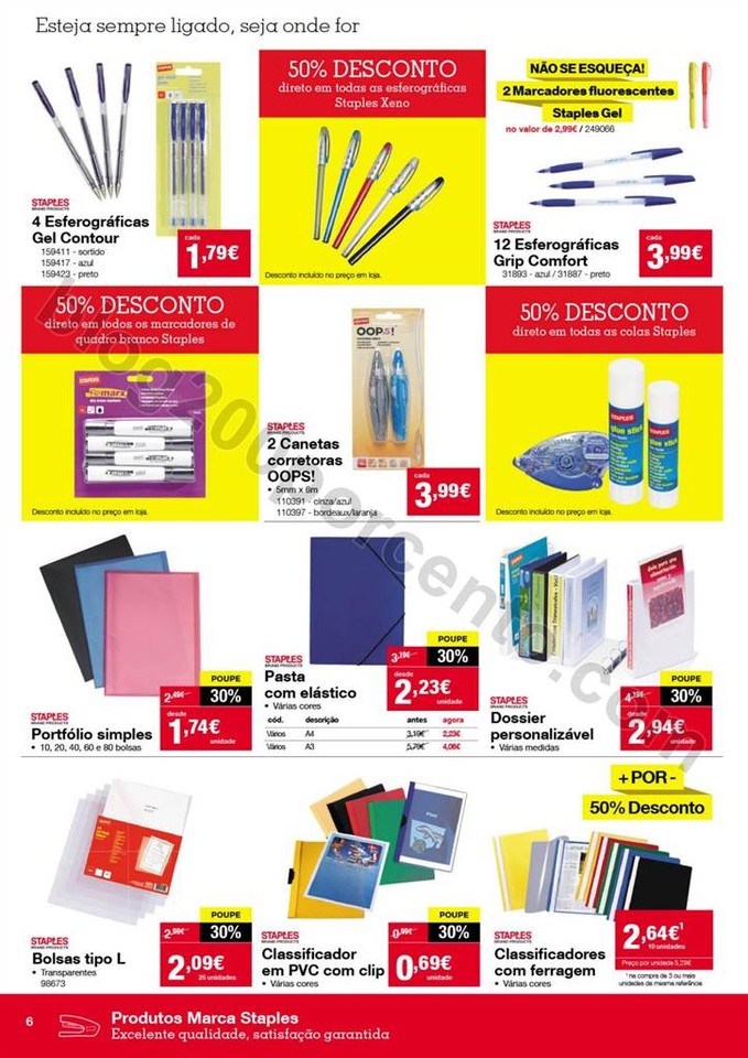 Antevisão Folheto STAPLES Promoções de 14 a 20 