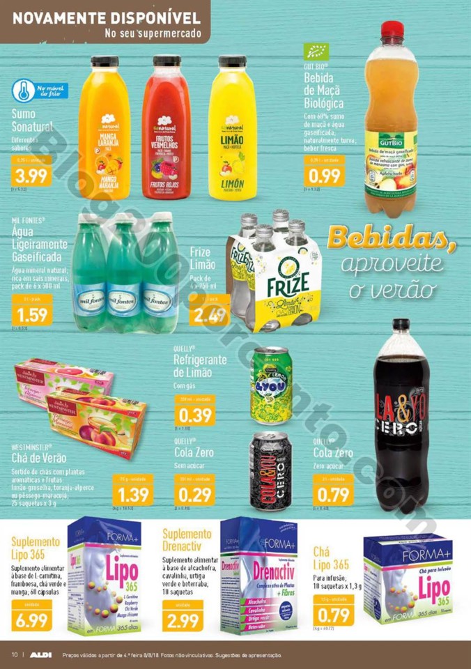Antevisão Folheto ALDI Promoções a partir de 8 