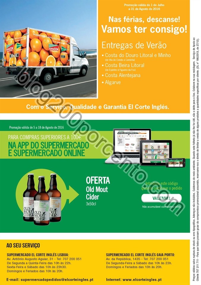 Antevisão Folheto EL CORTE INGLÉS Promoções de