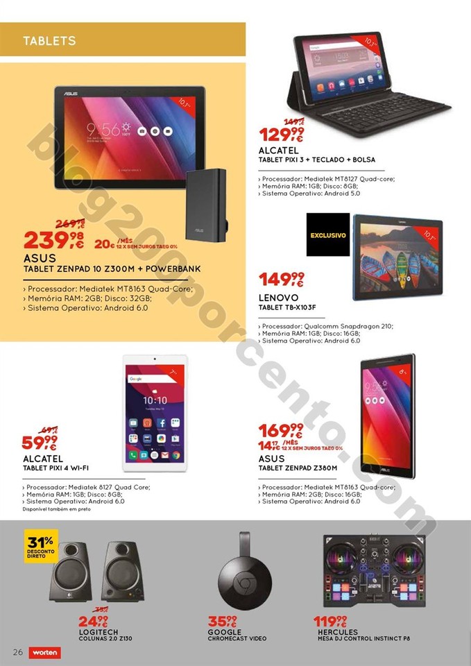 Antevisão Folheto WORTEN Regresso às aulas de 31