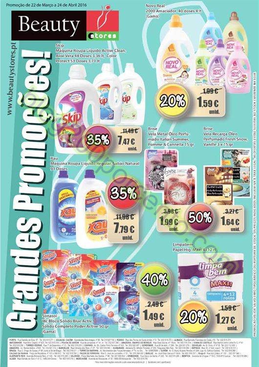Antevisão Folheto BEAUTY STORES promoções 22 ma