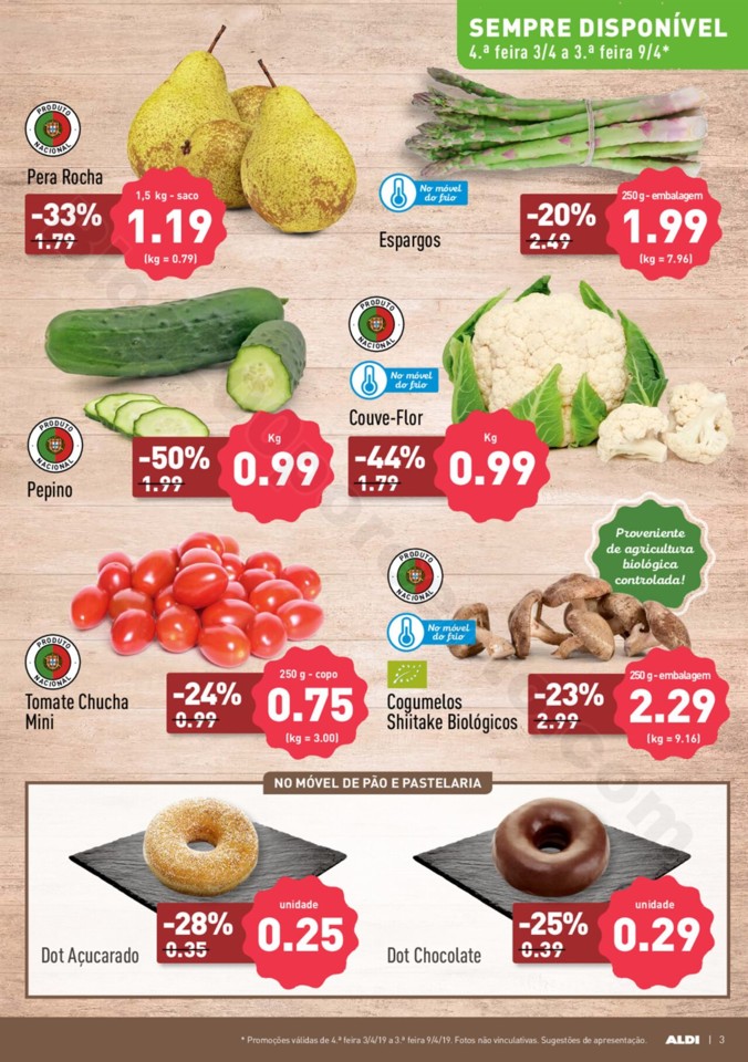 Antevisão Folheto ALDI Promoções a partir de 3 