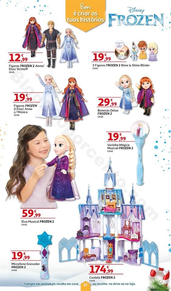 Folheto Brinquedos Natal AUCHAN Promoções de 8 n