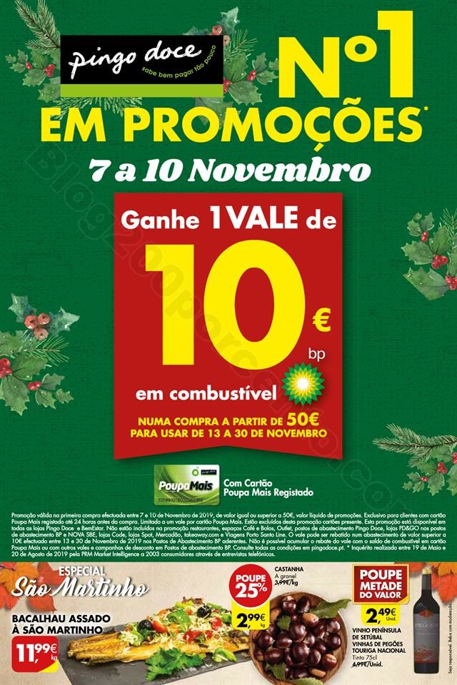 Pingo Doce madeira fim de semana 7 a 10 novembro p