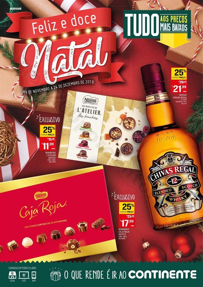 Antevisão Folheto CONTINENTE 19 novembro a 24 dez