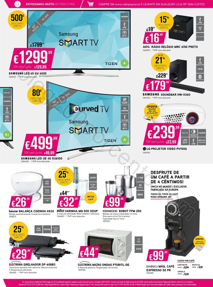 Antevisão Folheto RADIO POPULAR promoções de 27