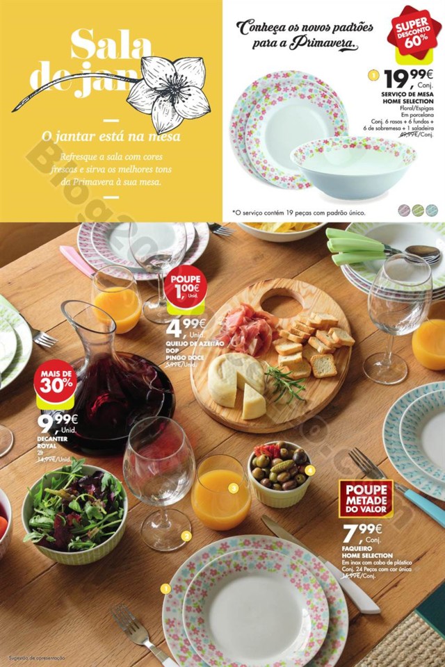 Antevisão Folheto PINGO DOCE Bazar Primavera 19 a