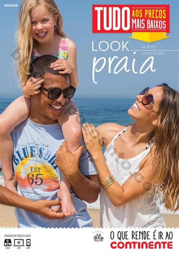 Antevisão Folheto CONTINENTE Praia promoções de