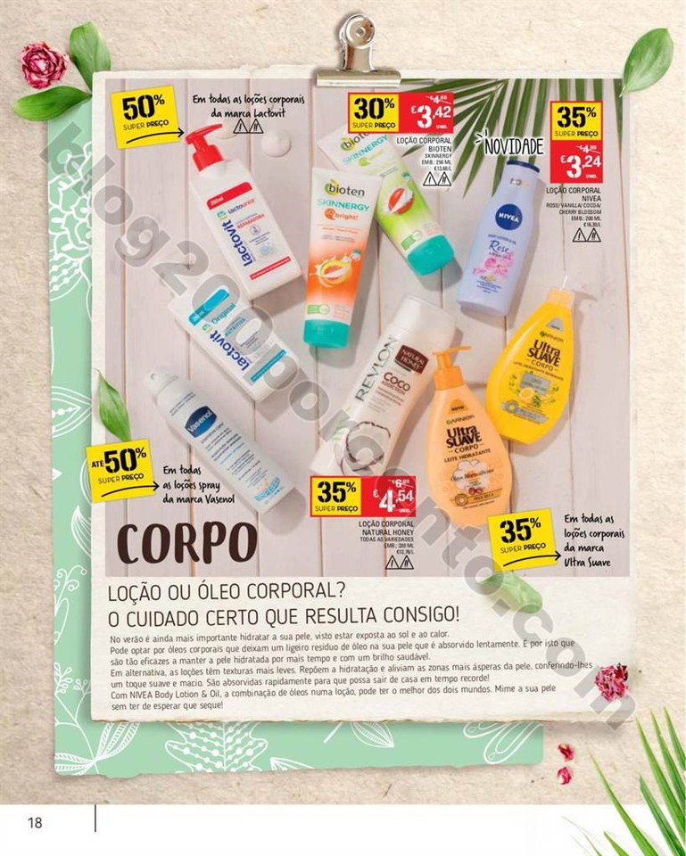 Antevisão Folheto CONTINENTE Extra verão promoç