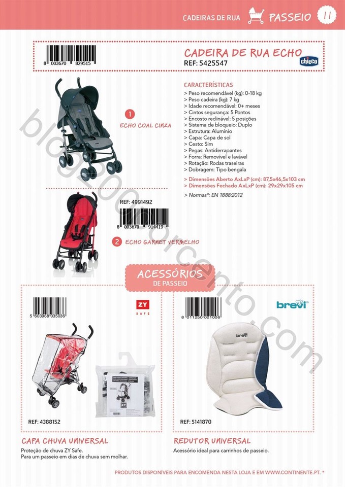 Catálogo técnico puericultura CONTINENTE Promoç