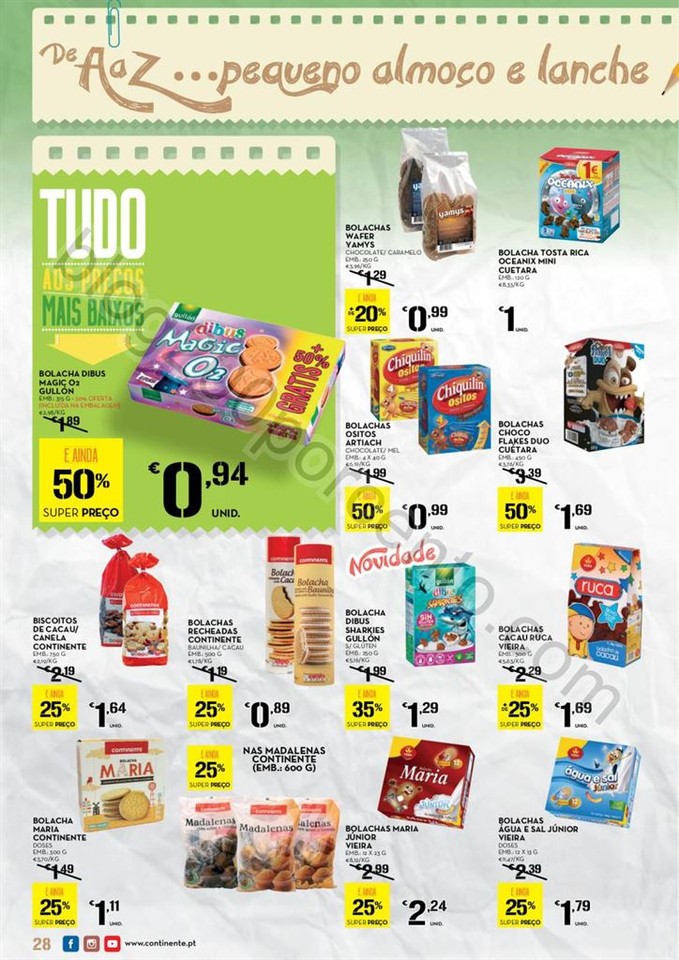 Antevisão Folheto MODELO Regresso às aulas de 18