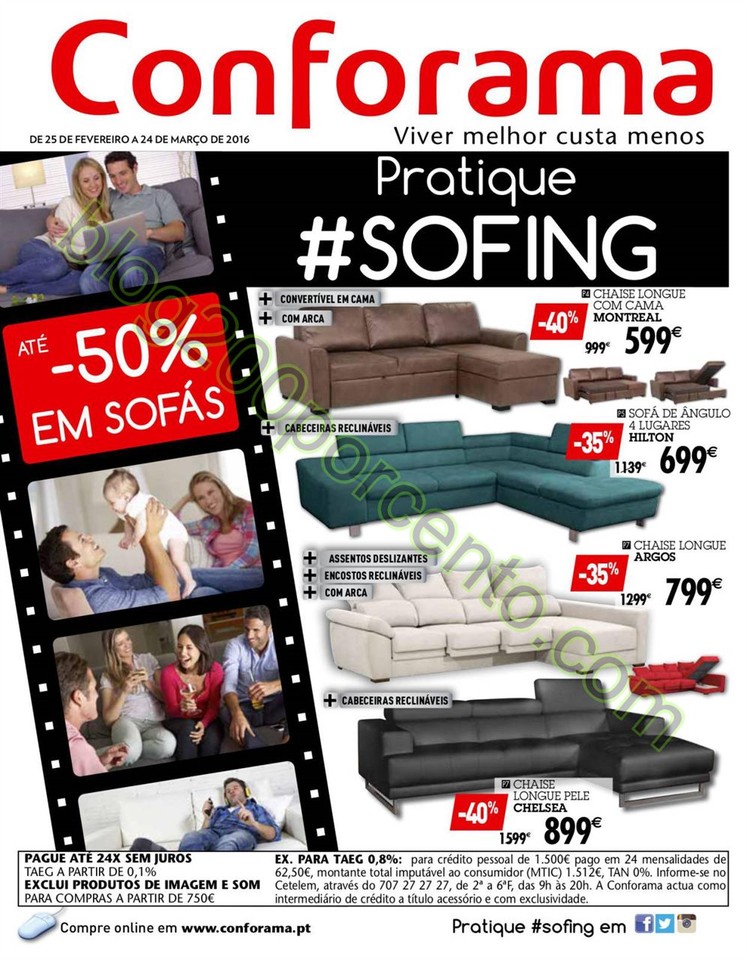 Antevisão Folheto CONFORAMA Promoções de 25 fev