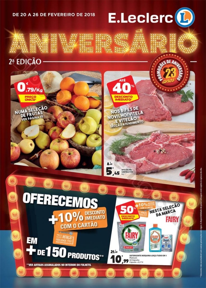 Antevisão Folheto E-LECLERC Promoções de 20 a 2