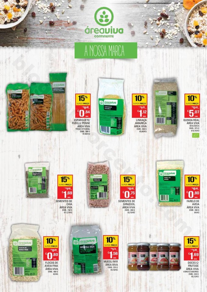 Antevisão folheto CONTINENTE Área viva promoçõ