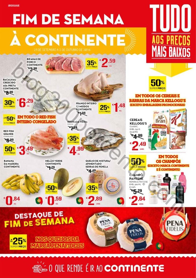 Antevisão Folheto CONTINENTE Fim de semana de 29 