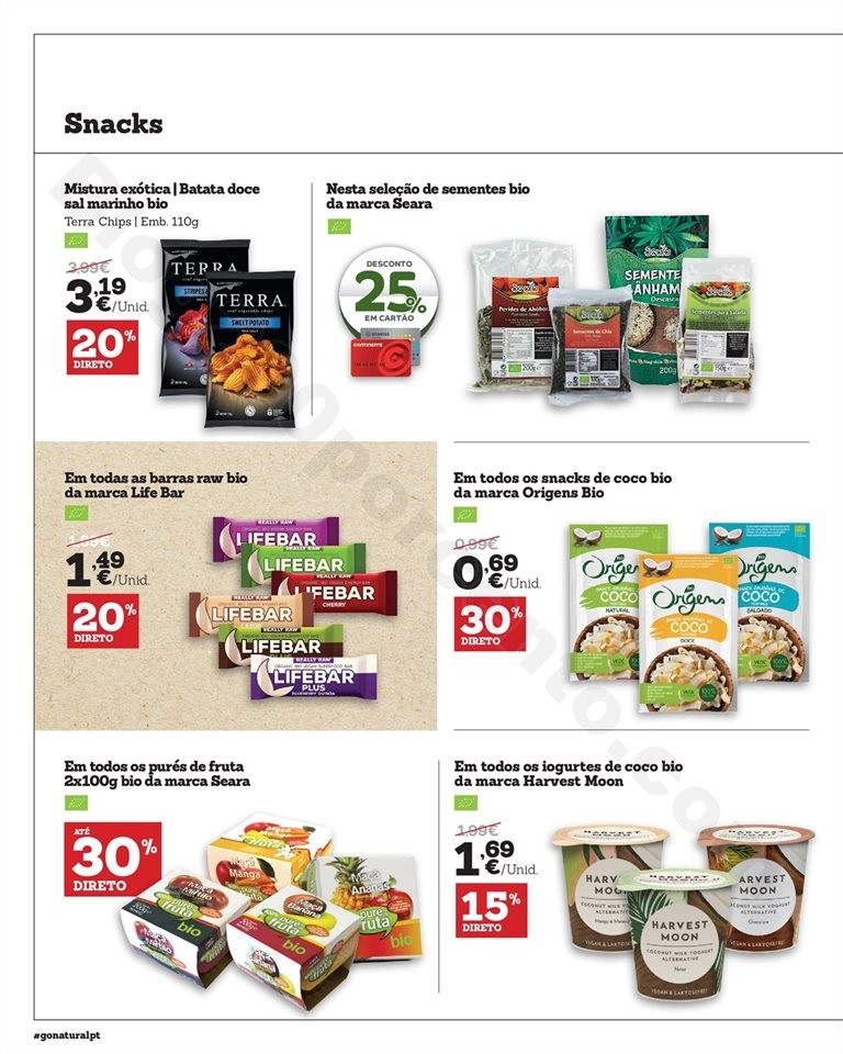 Antevisão Folheto GO NATURAL Promoções de 26 fe