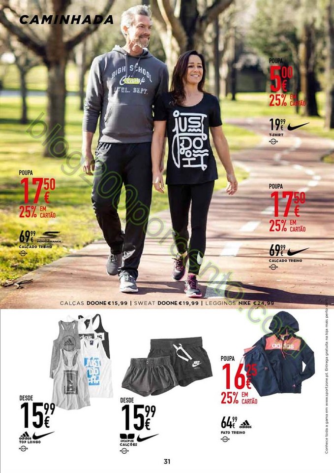 Novo Folheto SPORT ZONE promoções de 28 março a