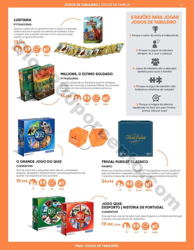 Antevisão Folheto FNAC Especial jogos tabuleiro p