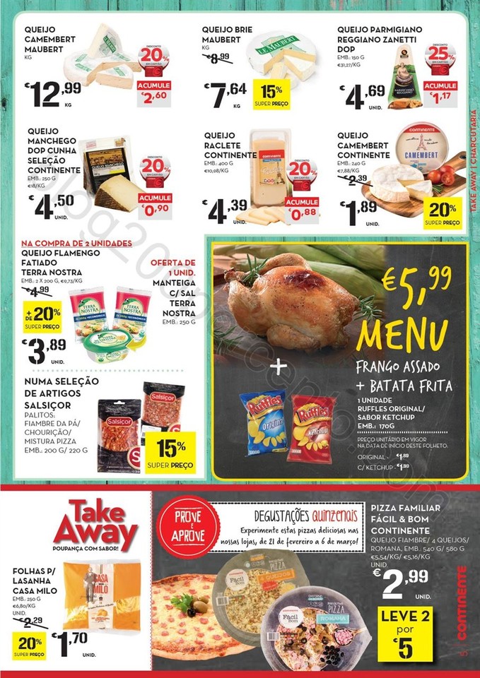 Antevisão Folheto CONTINENTE Açores de 21 fevere