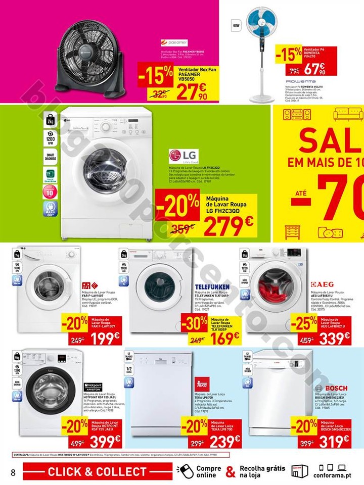 Antevisão Folheto CONFORAMA Saldos Promoções de