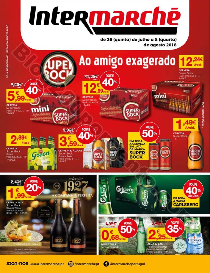 Antevisão Folheto INTERMARCHÉ Bebidas promoçõe