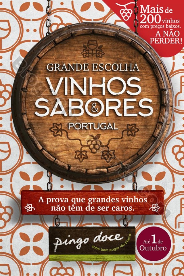 Antevisão Folheto PINGO DOCE Vinhos e Sabores Pro