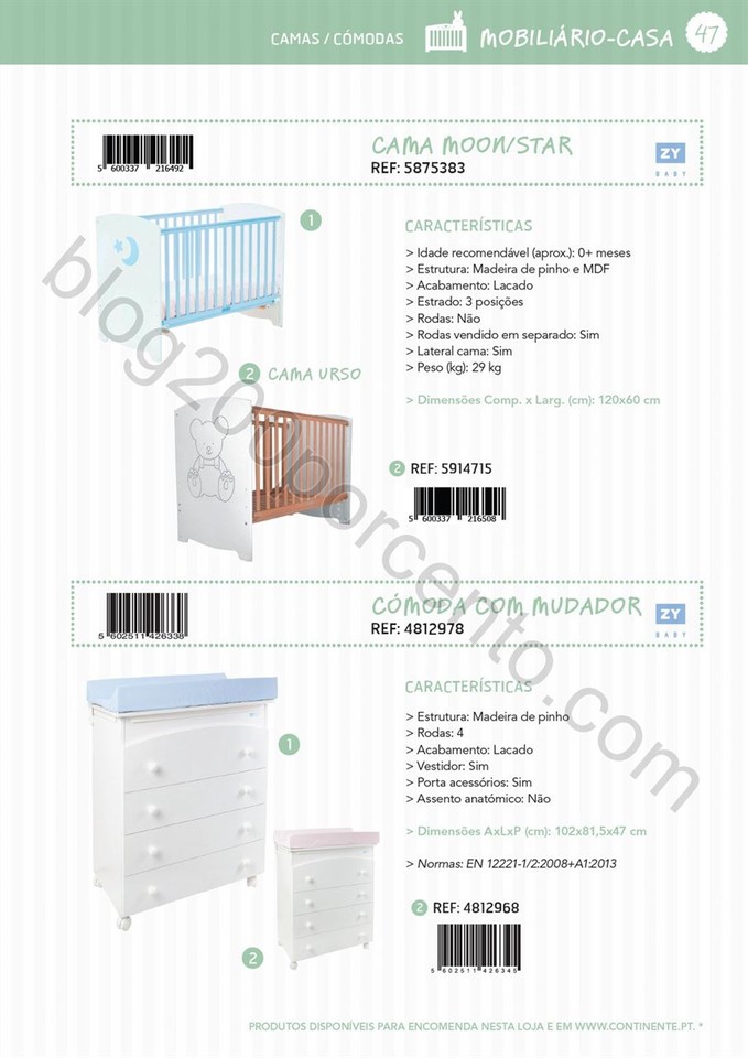 Catálogo técnico puericultura CONTINENTE Promoç