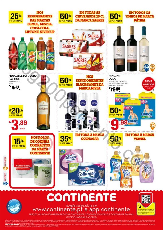 Antevisão Folheto CONTINENTE Fim de semana de 29 