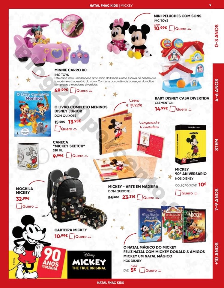 Antevisão Folheto FNAC Natal Kids Promoções de 