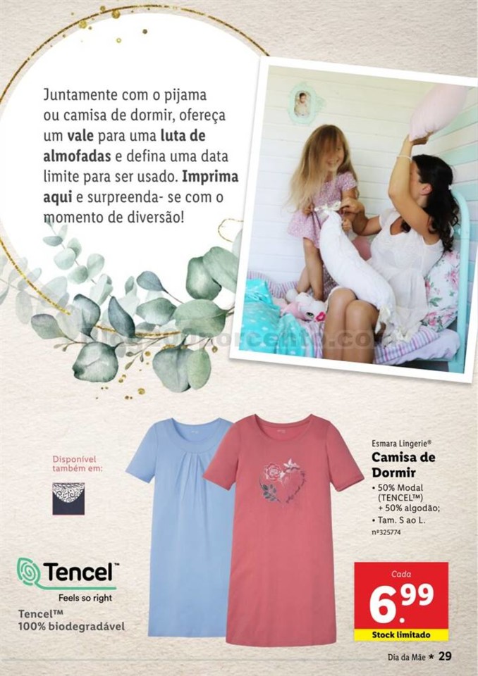 Antevisão Folheto LIDL Especial Dia da Mãe Promo