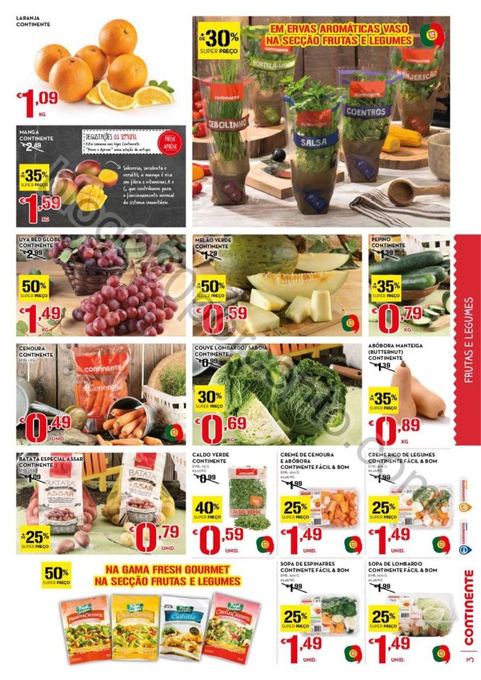 Antevisão Folheto CONTINENTE Promoções de 20 a 