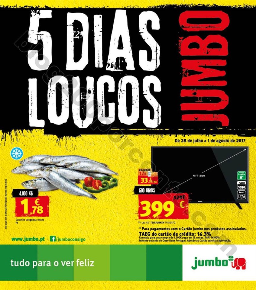 Antevisão Folheto JUMBO 5 dias loucos promoções