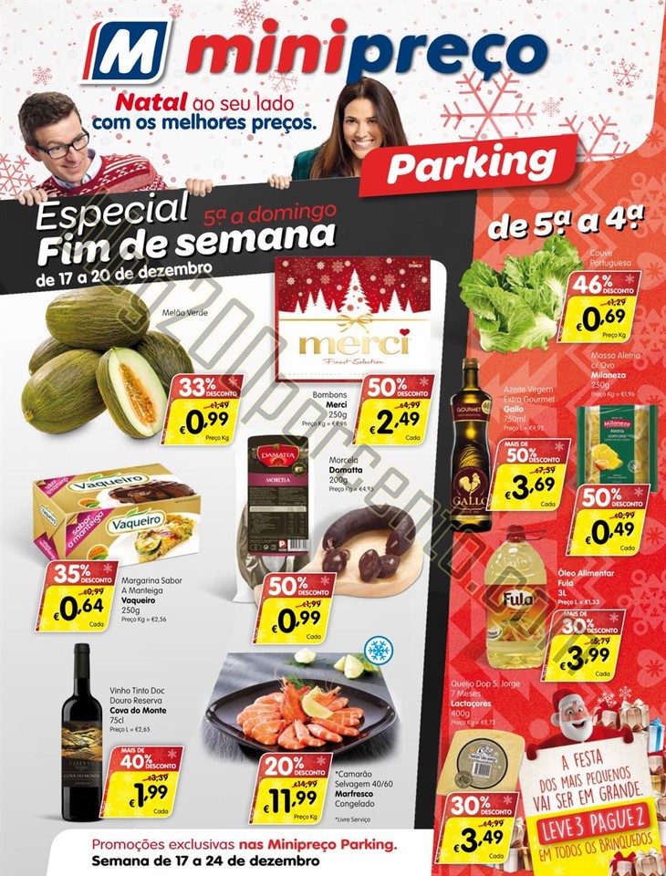Antevisão Folheto MINIPREÇO Parking Semana Natal