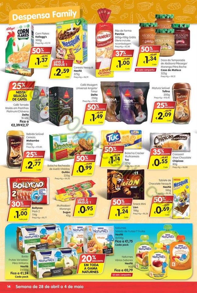 Antevisão Folheto MINIPREÇO Family de 28 abril a