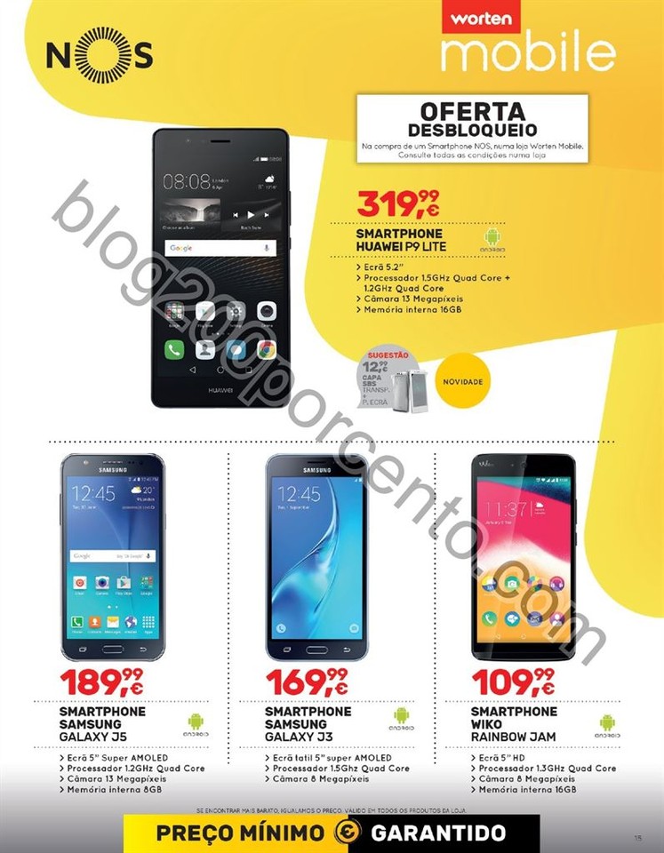 Antevisão Folheto WORTEN Mobile Promoções até 