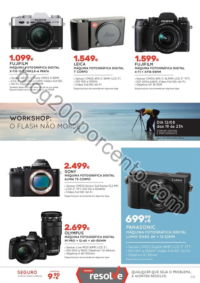 Novo Folheto WORTEN Especial fotografia até 17 ag