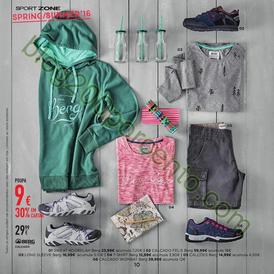 Novo Folheto SPORT ZONE promoções de 9 março a 