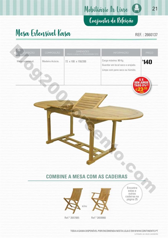 Antevisão Catálogo CONTINENTE Ar livre de 8 maio