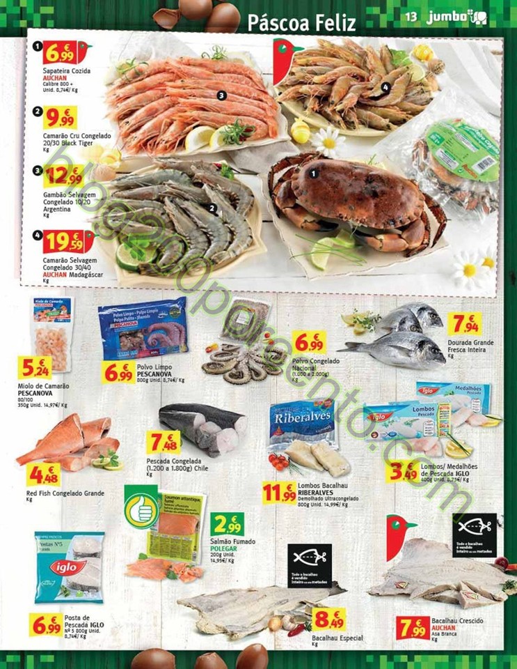 Antevisão Folheto JUMBO Páscoa de 9 a 27 março 