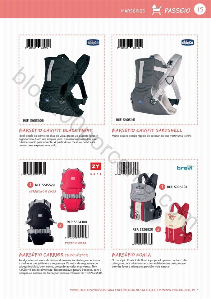 Catálogo técnico puericultura CONTINENTE Promoç