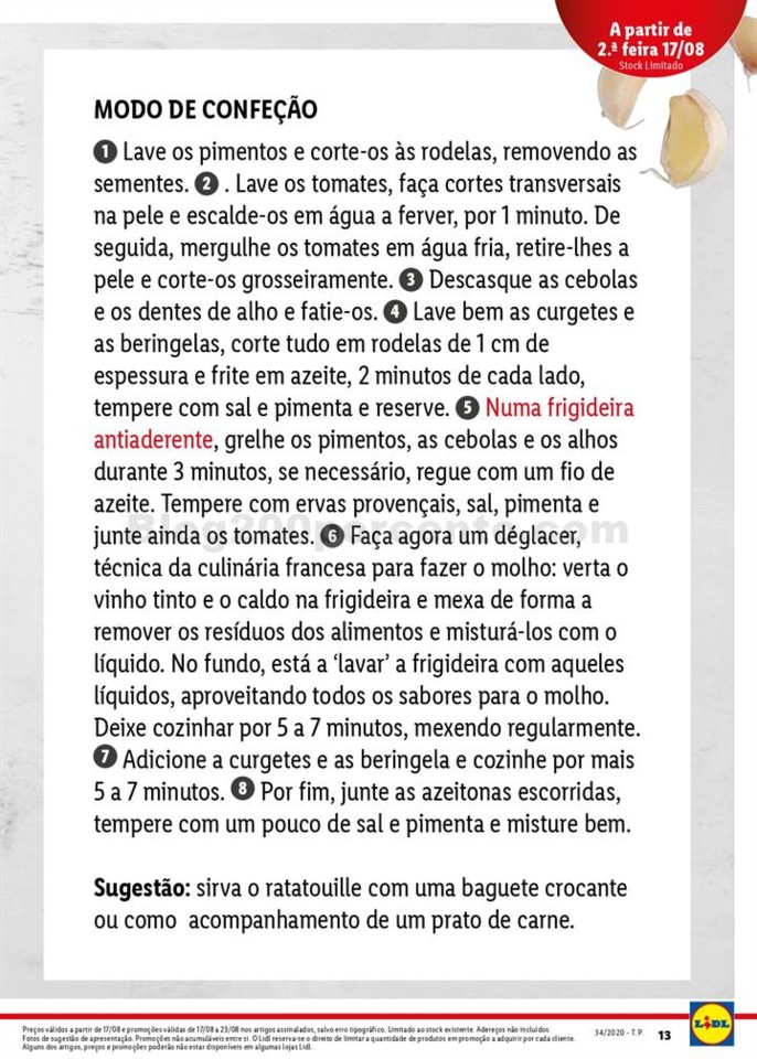 Viagem de Sabores LIDL Promoções a partir de 17 