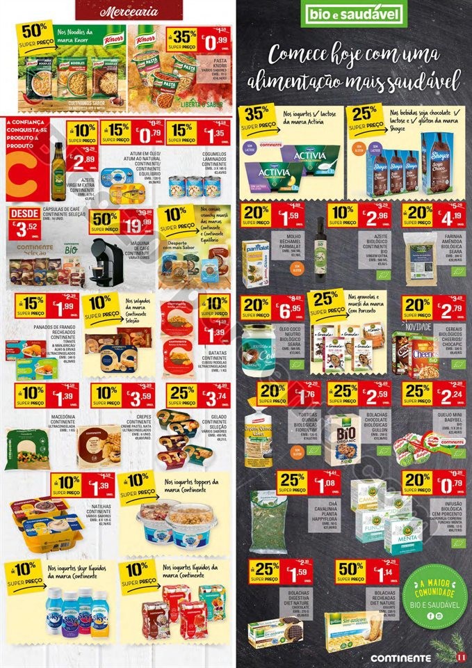 Antevisão Folheto CONTINENTE Promoções de 4 a 1